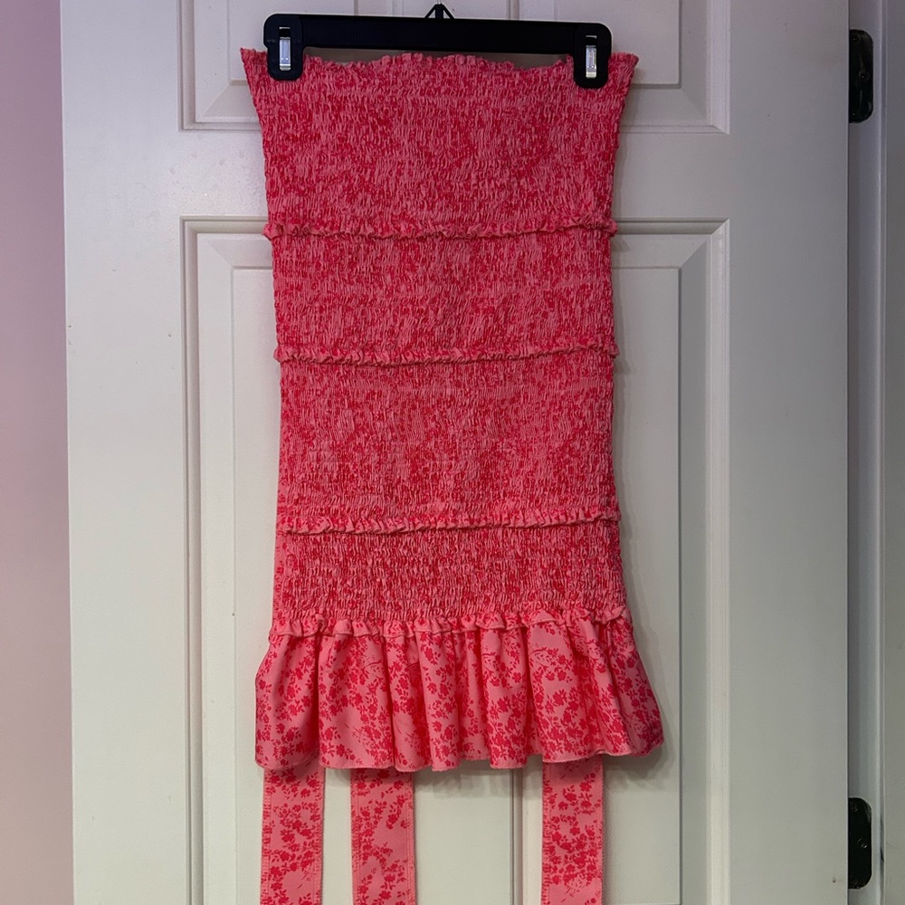 Pink Floral Dress